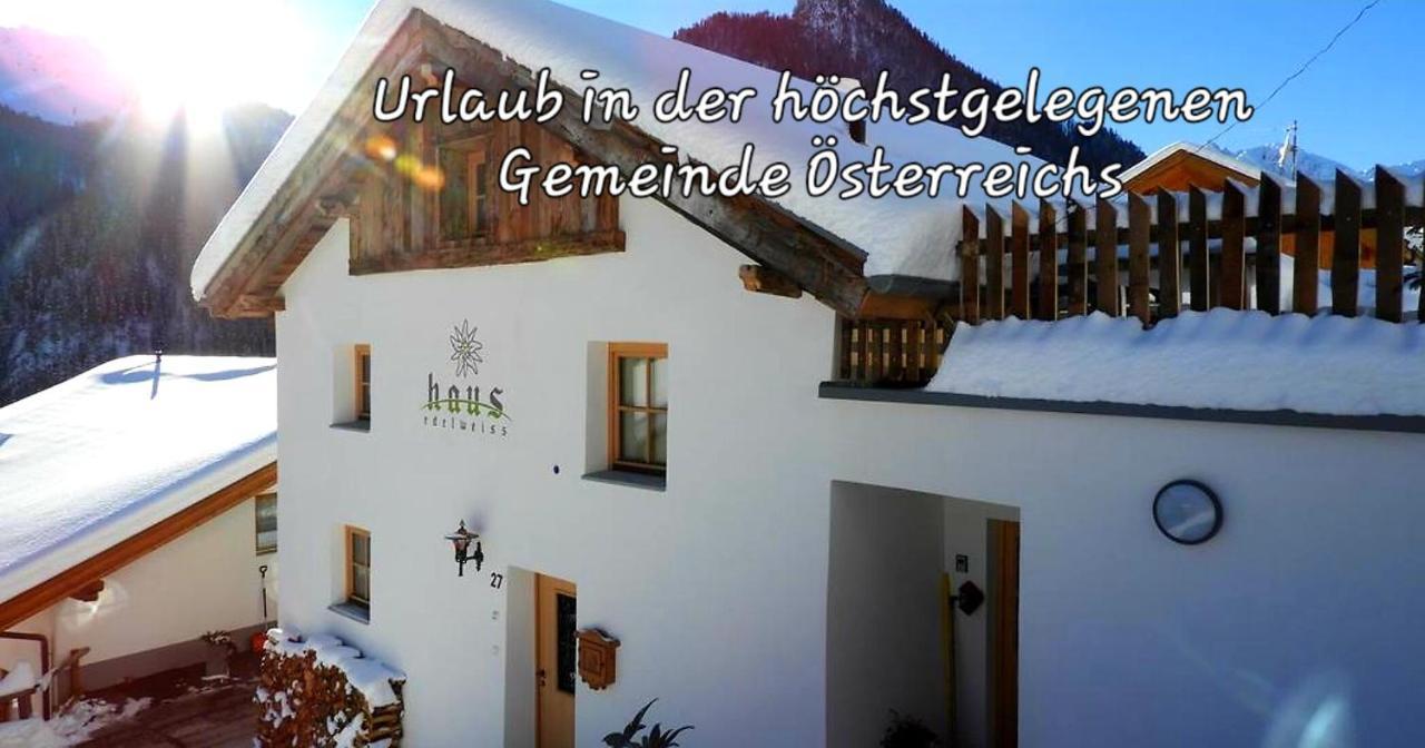Haus Edelweiss Spiss Bei Samnaun 슈피스 외부 사진